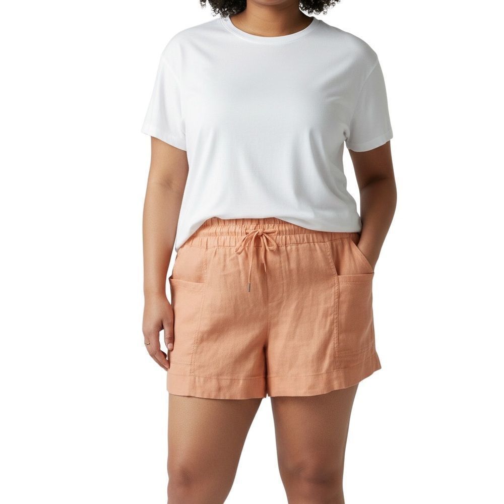 Athleta Linen Cabo short 4" women's 20